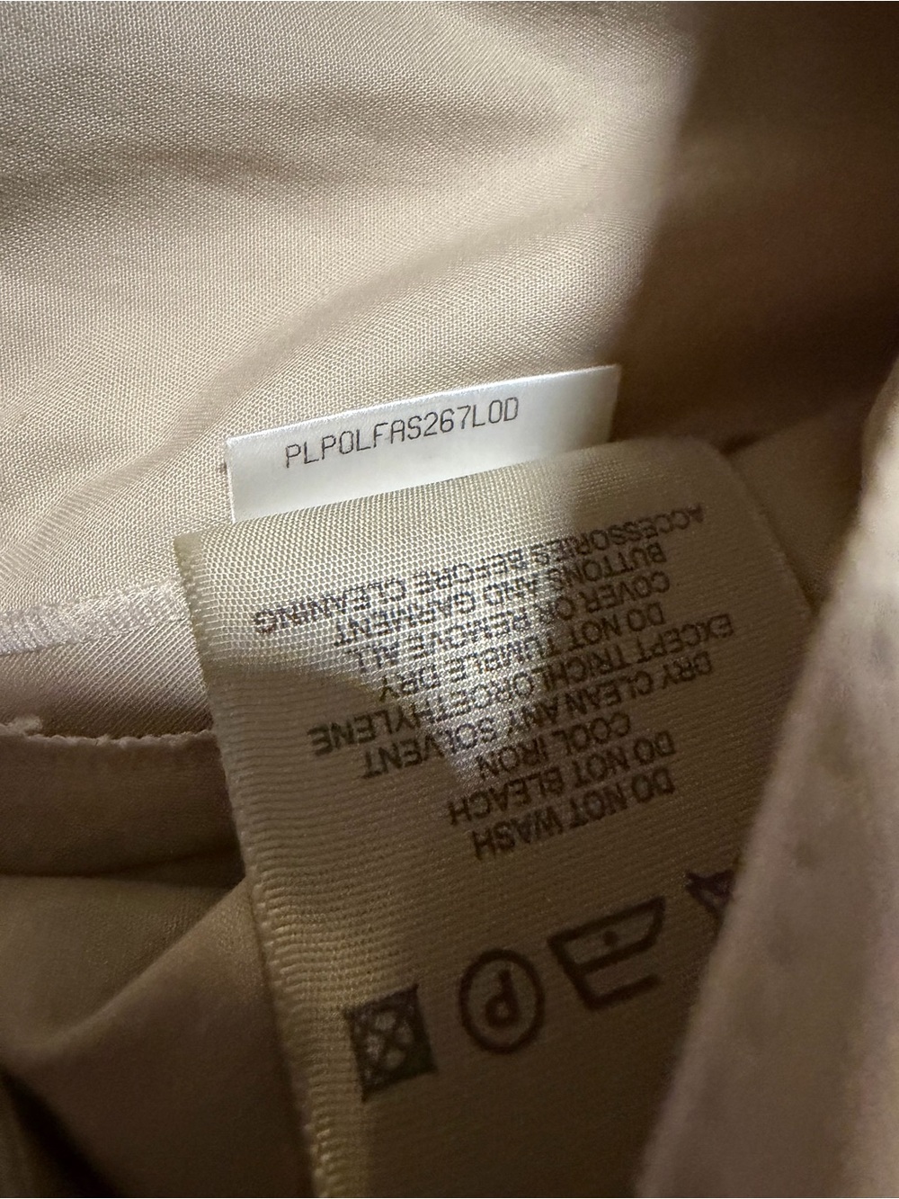 Burberry London Trench Dress Women's Beige with Black Buttons Size8 - Picture 9 of 9